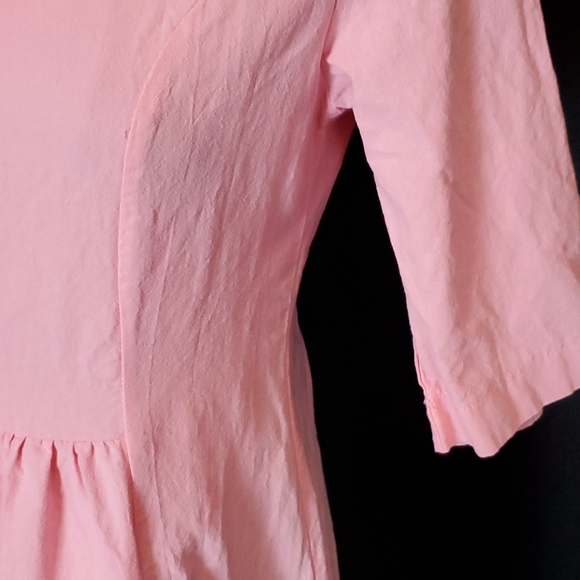 Miss Look pink summer dress, M, retro look - Picture 3 of 7